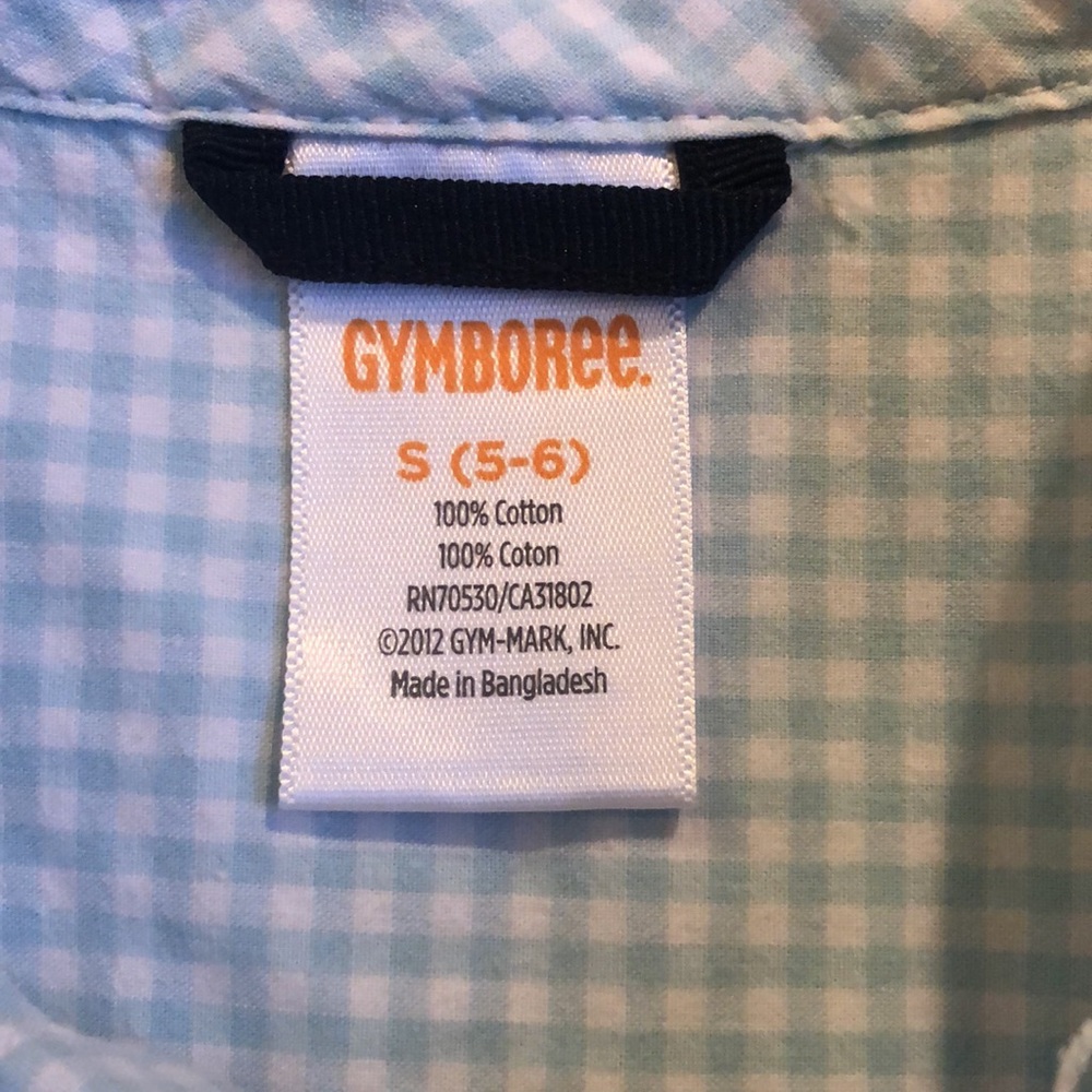 Gymboree button down dress shirt and sweater vest - Picture 4 of 9